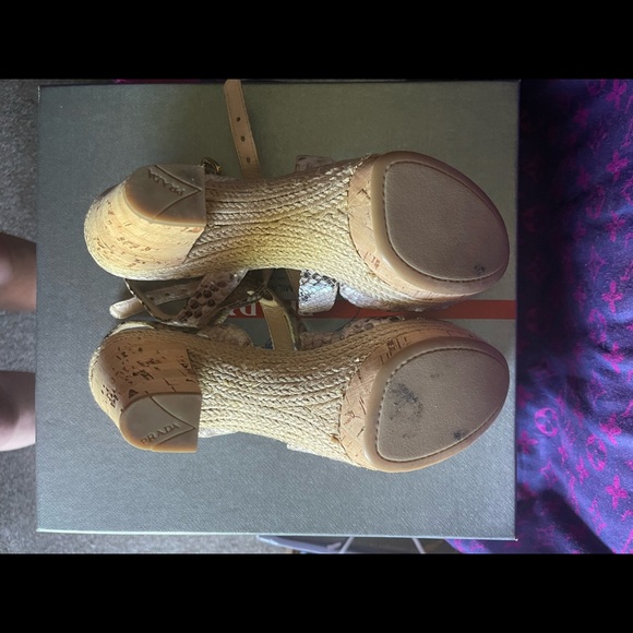 prada platform cork sandals - Picture 5 of 9